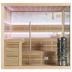 AWT Sauna E1105A Hemlock 220x200 9kW Cilindro