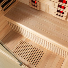 AWT Infrarotkabine E1250C-IR Hemlock 150x110 ohne Ofen