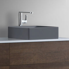 StoneArt Wastafel LC110 grijs 40x40cm mat