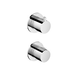 Hotbath Ace AC009EXT afbouwdeel voor inbouw thermostaat met 2-weg stop-omstel - Chroom