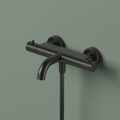 Hotbath Ace AC022 badthermostaat - Geborsteld Zwart PVD