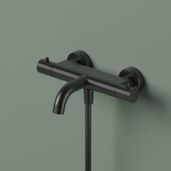 Hotbath Ace AC022 badthermostaat - Geborsteld Zwart PVD