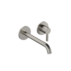 Hotbath Ace AC105EXT afbouwdeel inbouw wastafelkraan 20cm - Geborsteld Nikkel