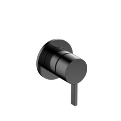 Hotbath Ace AC131EXT afbouwdeel voor inbouw bad/douchemengkraan - Gepolijst Zwart PVD