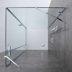 AWT Duschabtrennung LAS1500 150x90 links