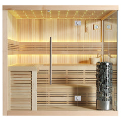 AWT Sauna E1115A Hemlock 220x200 9kW Cilindro