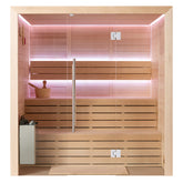 AWT Sauna E1614A Hemlock 200x160 9kW TheWall
