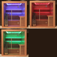 AWT Sauna E1241B red cedar 200x170 9kW Kivi