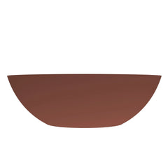 Arcqua Prince opbouw waskom ovaal 49x34 - Mat terracotta