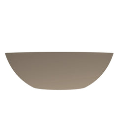 Arcqua Prince opbouw waskom ovaal 49x34 - Mat truffel