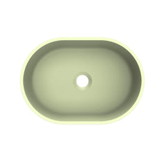 Arcqua Case waskom - ovaal - 40x28cm - mat pastel groen