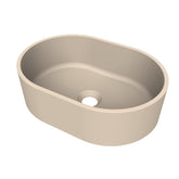 Arcqua Case waskom - ovaal - 40x28cm - mat zand