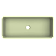 Arcqua Case waskom - rechthoek - 60x26cm - mat pastel groen
