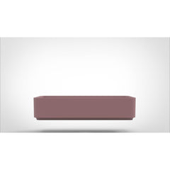 Arcqua Case waskom rechthoek 60x26cm mat roze