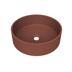 Arcqua Case waskom - rond - 40cm - mat terracotta