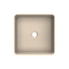 Arcqua Case waskom - vierkant - 37x37cm - mat zand