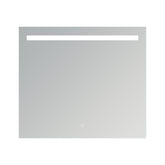 Arcqua Cube Spiegel - 80x70cm - rechthoek - front LED