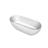 Arcqua Havana Halfvrijstaand Bad - 170x80cm - links - glans wit