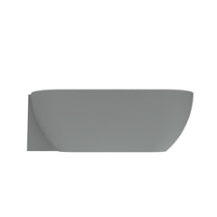 Arcqua Havana Halfvrijstaand Bad - 170x80cm - links - mat grijs