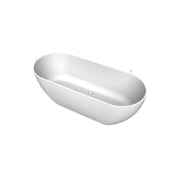 Arcqua Havana Halfvrijstaand Bad - 170x80cm - links - mat wit