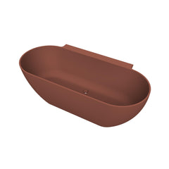 Arcqua Havana Halfvrijstaand Bad - 170x80cm - mat terracotta