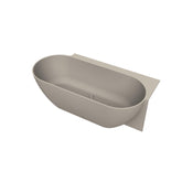 Arcqua Havana Halfvrijstaand Bad - 170x80cm - rechts - mat klei