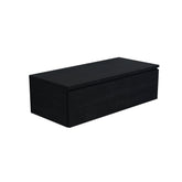 Arcqua Living Onderkast - 100x46x30cm - 1 lades - greeploos - gemelamineerd spaanplaat - oak black