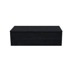 Arcqua Living Onderkast - 100x46x30cm - 1 lades - greeploos - gemelamineerd spaanplaat - oak black