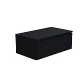 Arcqua Living Onderkast - 80x46x30cm - 1 lades - greeploos - gemelamineerd spaanplaat - oak black