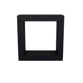 Arcqua Living Opbouwnis - 30x15x30cm - - greeploos - gemelamineerd spaanplaat - oak black
