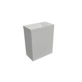 Arcqua Luna Fonteinset 54.3x39.7x21.8cm Glans Wit met marble fontein met overloop glans wit