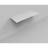 Arcqua Marmeren wastafelblad 120,5x46cm gegoten marmer glans wit