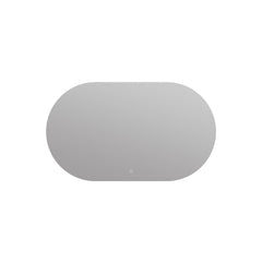 Arcqua Oval Spiegel - 120x70cm - ovaal - horizontaal - backlight LED