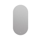 Arcqua Oval Spiegel - 40x80cm - ovaal - verticaal - backlight LED
