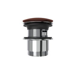 Arcqua pop-up waste - bad - 1 1/2 met overloop - mat terracotta