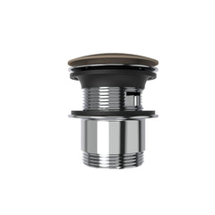 Arcqua pop-up waste - bad - 1 1/2 met overloop - mat truffel