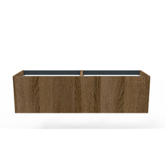 Arcqua Ridge Onderkast - 80x45.5x45cm - 1 lades - push to open - mdf gefolied - oak cafe
