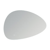 Arcqua Rocker Spiegel - 80x55cm - organisch - LED-achtergrondverlichting