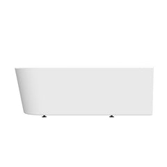 Arcqua Santo half vrijstaand ligbad 178x80cm acryl glans wit rechts