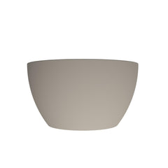 Arqua Olivia Waskom - 22x22cm - rond - opbouw - mat klei