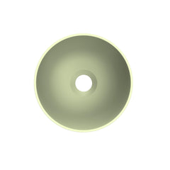 Arqua Olivia Waskom - 22x22cm - rond - opbouw - mat pastel groen