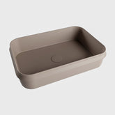 MONDIAZ ARVO Waskom solid surface 55cm kleur Smoke / Smoke