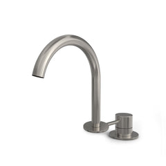 Hotbath Buddy B123 wastafelkraan 2-gats - Geborsteld Nikkel