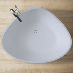 StoneArt Vrijstaand Badkuip BS-533 - zwart-wit mat - 180x140