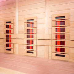 AWT Infrarotkabine E1250B-IR Hemlock 180x110 zonder oven