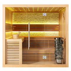 AWT Sauna E1102A Hemlock 220x200 9kW Cilindro