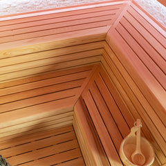 AWT Sauna E1603XL red cedar 240x200 10.8kW Virta