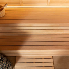 AWT Sauna E1624A Hemlock 200x160 9kW TheWall