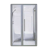 AWT Dampfsauna S200D alu 114x131 links