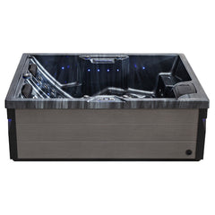 AWT Whirlpool Aussenwhirlpool IN-405 eco CloudyBlack 220x160 grau